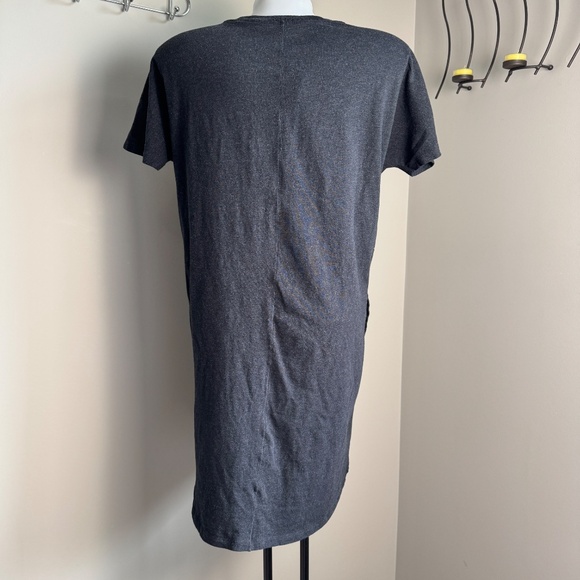 Kit &‎ Ace Women's Cotton Blend T-Shirt Dress Charcoal Gray 2 Pockets Cashmere - Picture 6 of 15